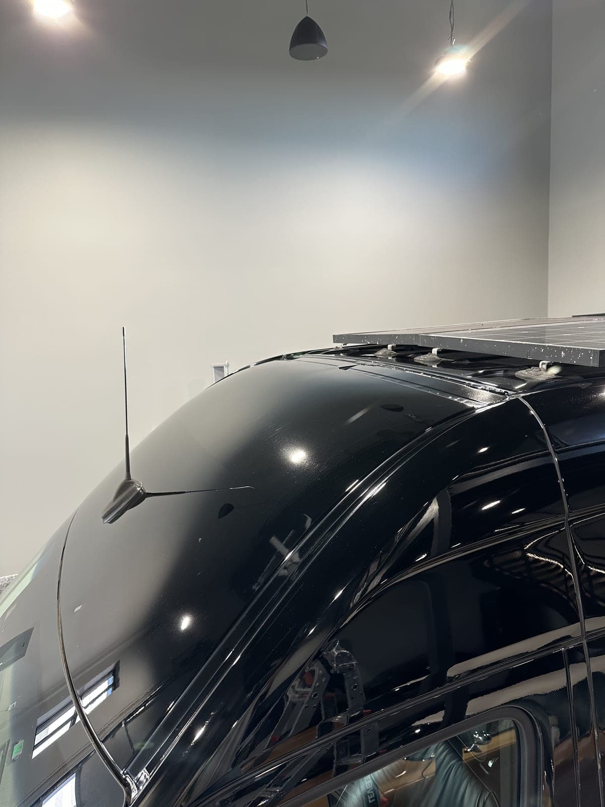 Sprinter van roof, corrected and coated