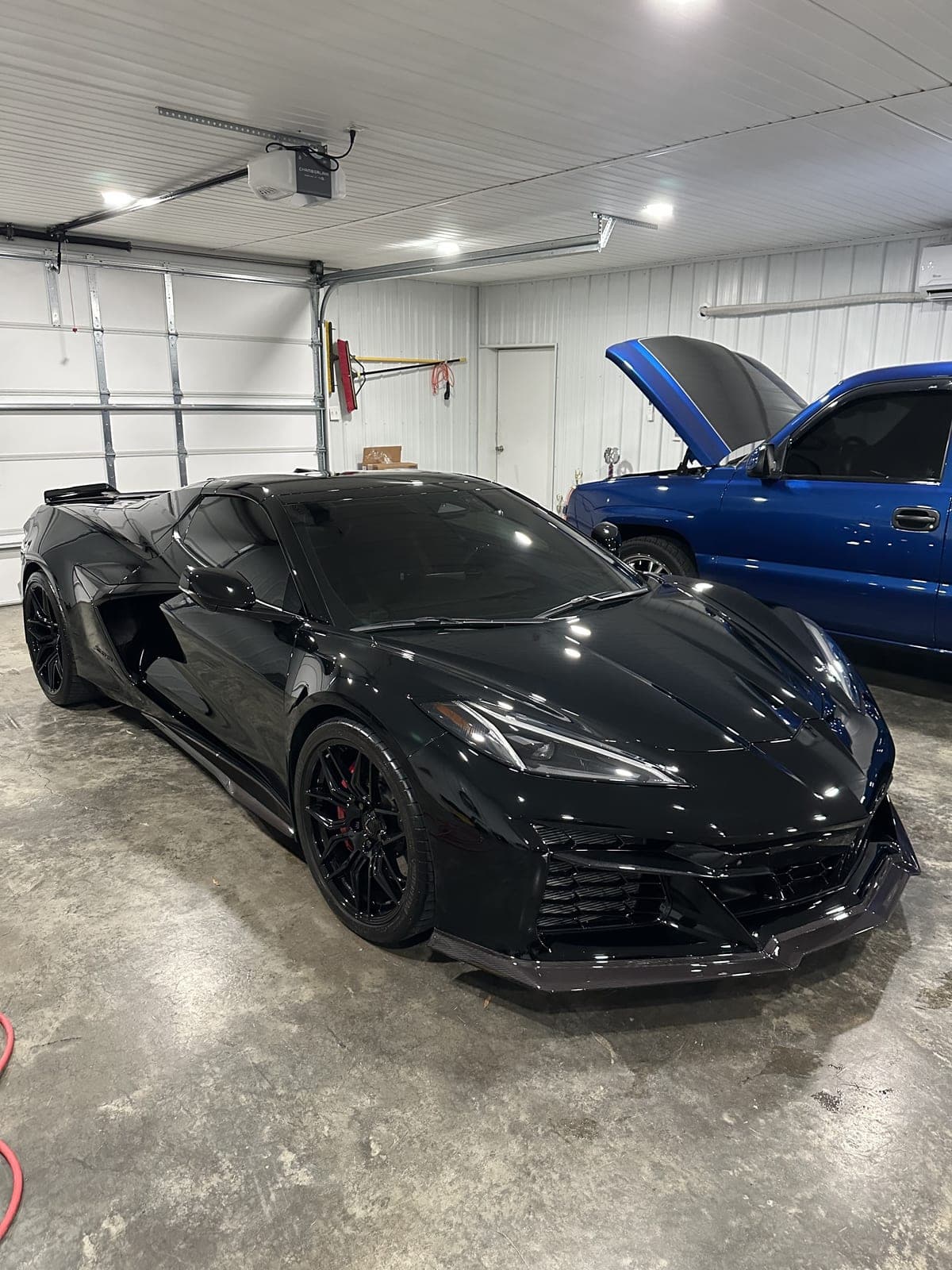 Black Corvette Z06, ceramic coated